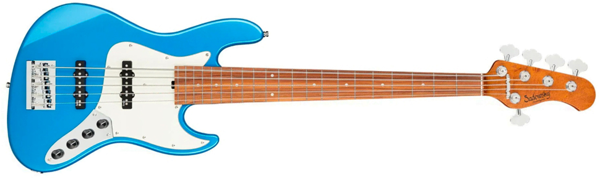 Sadowsky Vintage Jj Bass 21f 5c Metroexpress Mor - Ocean Blue Metallic - Bajo eléctrico de cuerpo sólido - Main picture