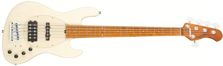 Sadowsky Vintage Mj Bass 21-fret Metroexpress 5c Mor - Olympic White - Bajo eléctrico de cuerpo sólido - Main picture