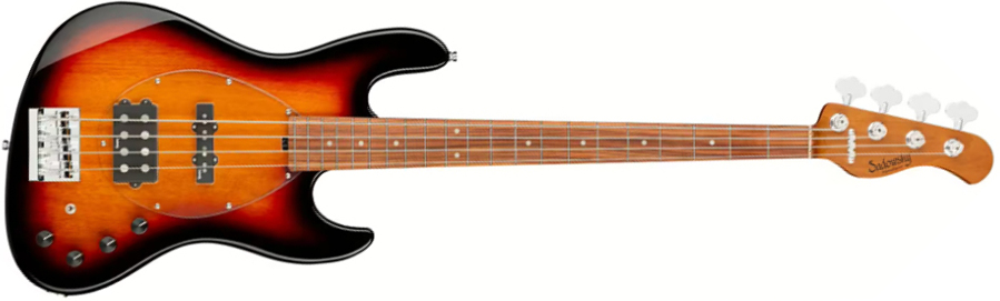 Sadowsky Vintage Mj Bass 21-fret Metroexpress Mor - Tobacco Sunburst Transparent - Bajo eléctrico de cuerpo sólido - Main picture