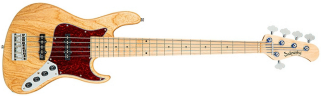 Sadowsky Will Lee 22 Fret Ash 5c Metroline Signature All Jj Mn - Natural Satin - Bajo eléctrico de cuerpo sólido - Main picture