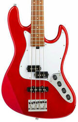 MetroExpress 21-Fret Hybrid P/J Bass 4 (MOR) - candy apple red metallic