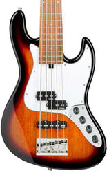 Bajo eléctrico de cuerpo sólido Sadowsky MetroExpress 21-Fret Hybrid P/J Bass 5 (MOR) - Tobacco sunburst