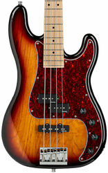 Metroline 21-Fret Hybrid P/J Bass Ash 4-string (Germany, MN) - '59 Burst Transparent 