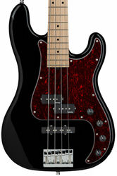 Bajo eléctrico de cuerpo sólido Sadowsky Metroline 21-Fret Hybrid P/J Bass Ash 4-string (Germany, MN) - Solid black high polish