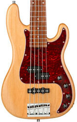 Bajo eléctrico de cuerpo sólido Sadowsky Metroline 21-Fret Hybrid P/J Bass Alder (5-String, Germany, MOR) - Natural Transparent Satin