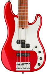 Bajo eléctrico de cuerpo sólido Sadowsky Metroline 21-Fret Hybrid P/J Bass Alder (5-String, Germany, MOR) - Candy Apple Red Metallic