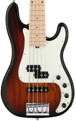 MetroLine 21-Fret Hybrid P/J Bass Ash (5-String, Germany, MN)v - almond sunburst transparent satin