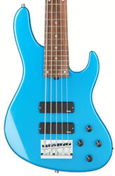 Bajo eléctrico de cuerpo sólido Sadowsky Metroexpress 24-Fret Modern Bass 5-String (MOR) - Solid Ocean Blue Metallic