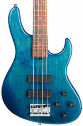 Bajo eléctrico de cuerpo sólido Sadowsky MetroLine 24-Fret Modern Bass, Alder, 4-String (Germany, MOR) - Blue transparent satin