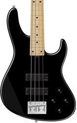 MetroLine 24-Fret Modern Bass, Ash, 4-String (Germany, MN) - solid black