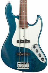 MetroLine 21-Fret Vintage J/J Bass Alder 4-String (Germany, MOR) - Blue Transparent Satin