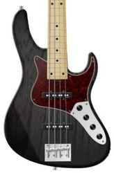 Bajo eléctrico de cuerpo sólido Sadowsky MetroLine 24-Fret Vintage J/J Bass Ash 4 (Germany, MN) - Nirvana Black Trans. Satin