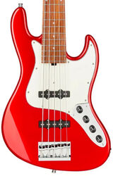 Bajo eléctrico de cuerpo sólido Sadowsky MetroLine 21-Fret Vintage J/J Bass Alder (5-String, Germany, Morado) - Candy Apple Red Metallic