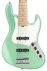Bajo eléctrico de cuerpo sólido Sadowsky Metroline 21-Fret Vintage J/J Bass Ash 5-String (Germany, MN) - Sage green metallic satin