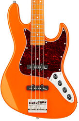 MetroExpress 21-Fret Vintage J/J Bass (4-String, MN) - candy apple orange metallic