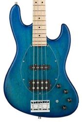 Bajo eléctrico de cuerpo sólido Sadowsky MetroLine 21-Fret Vintage M/J Bass Ash 4-String (Germany, MN) - Bora Blue Burst Trans. Satin