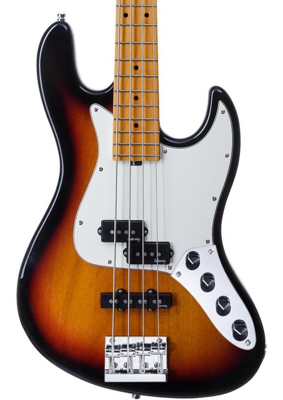 Bajo eléctrico de cuerpo sólido Sadowsky MetroExpress 21-Fret Hybrid P/J Bass V2 4-String (MN) - Tobacco burst