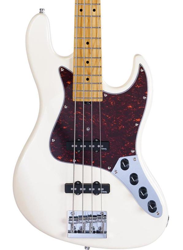 Bajo eléctrico de cuerpo sólido Sadowsky MetroExpress 21-Fret Vintage J/J Bass V2 4-String (MN) - Olympic white