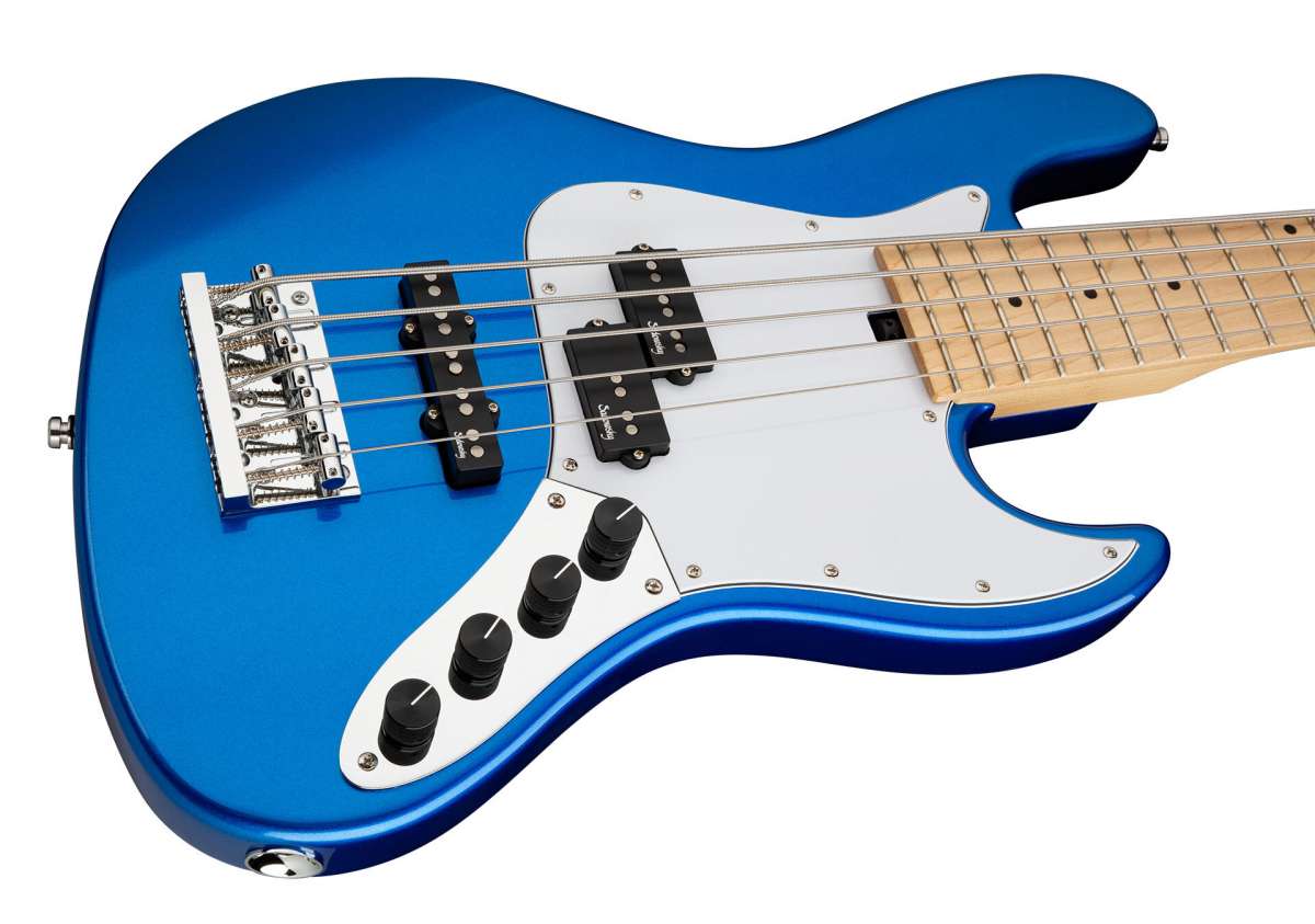 Sadowsky Hybrid P/j Bass 21 Fret 5c Metroexpress Mn - Ocean Blue Metallic - Bajo eléctrico de cuerpo sólido - Variation 2