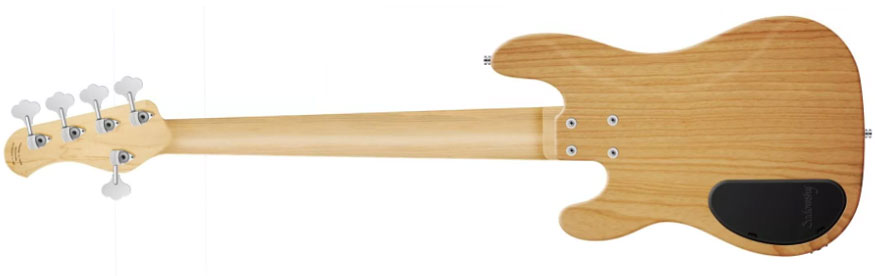 Sadowsky Hybrid P/j Bass Ash 21 Fret 5c Metroline All Mn - Natural Satin - Bajo eléctrico de cuerpo sólido - Variation 1