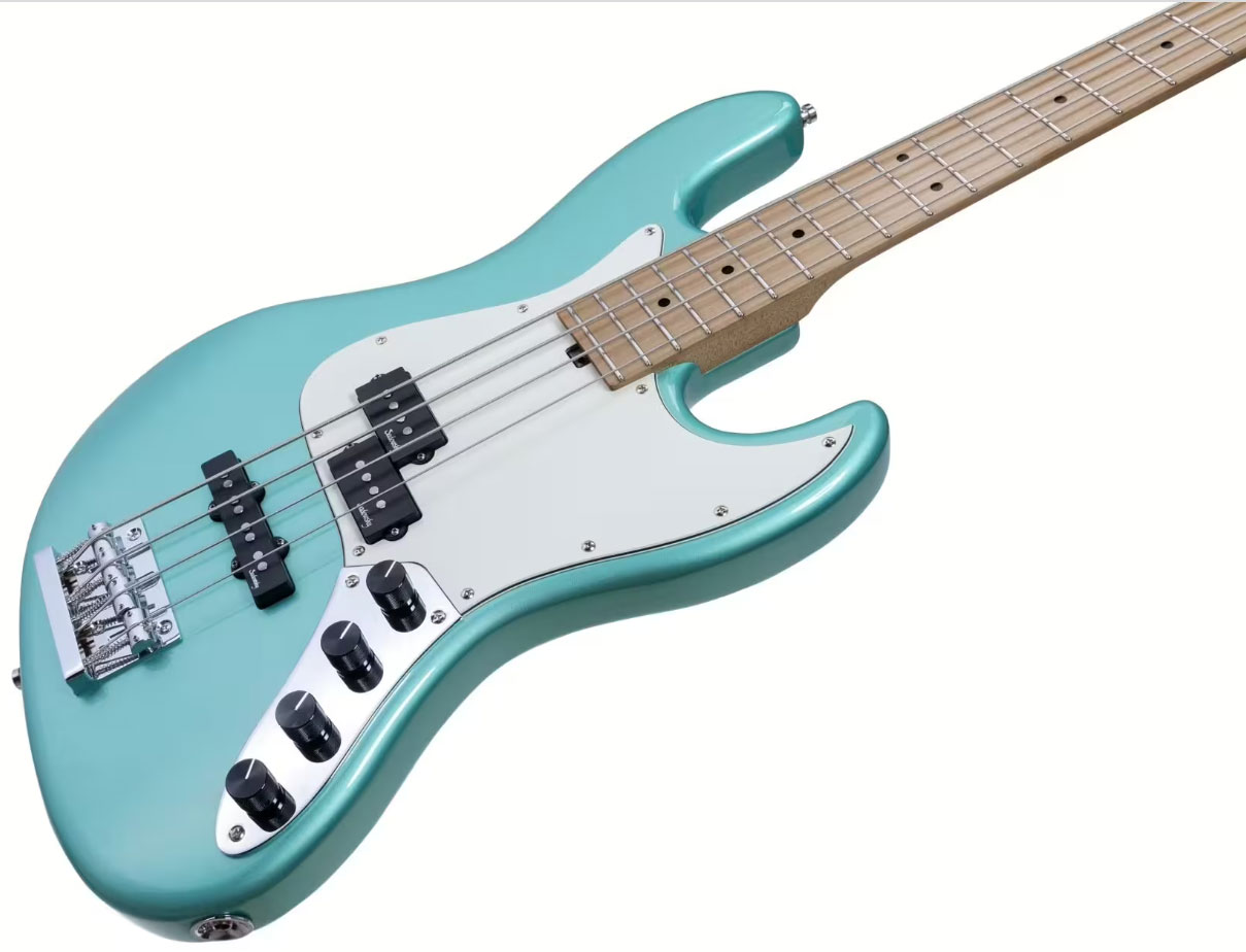 Sadowsky Hybrid Pj Bass 21 Fret 4c Metroexpress V2 Mn - Sage Green Metallic - Bajo eléctrico de cuerpo sólido - Variation 2