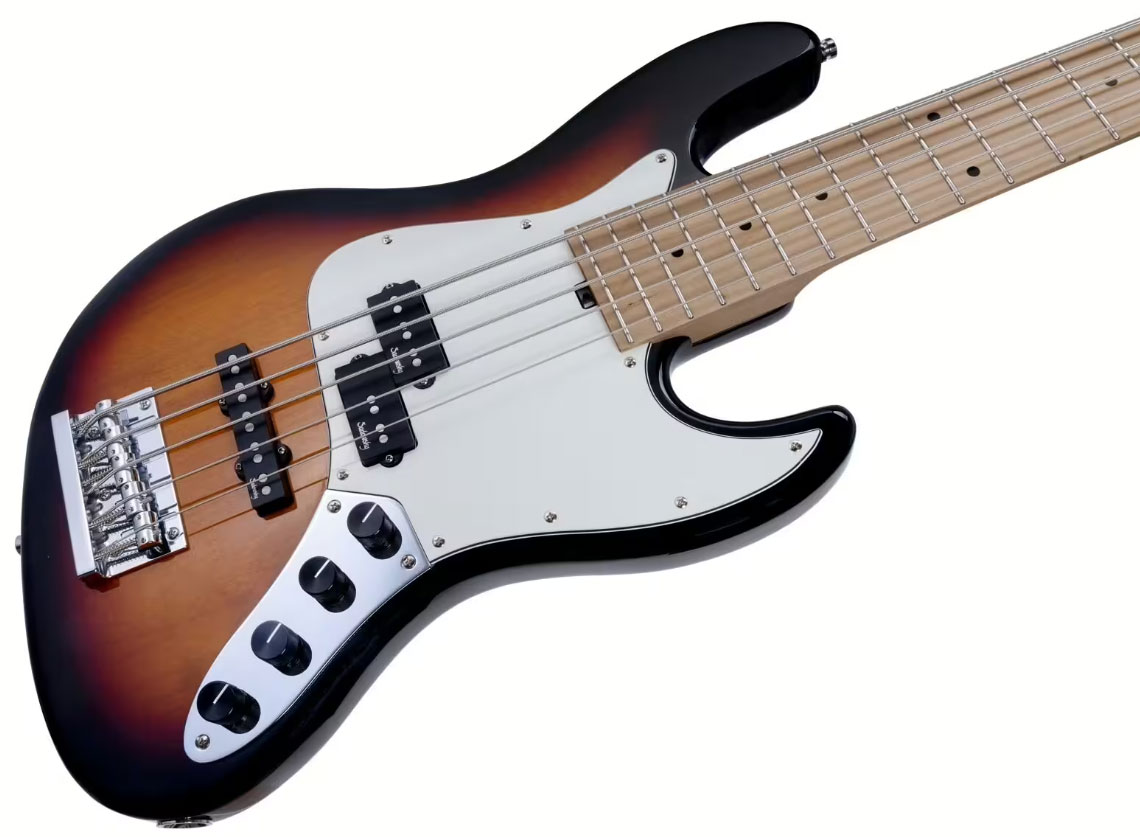 Sadowsky Hybrid Pj Bass 21 Fret 5c Metroexpress V2 Mn - Tobacco Sunburst Transparent - Bajo eléctrico de cuerpo sólido - Variation 2