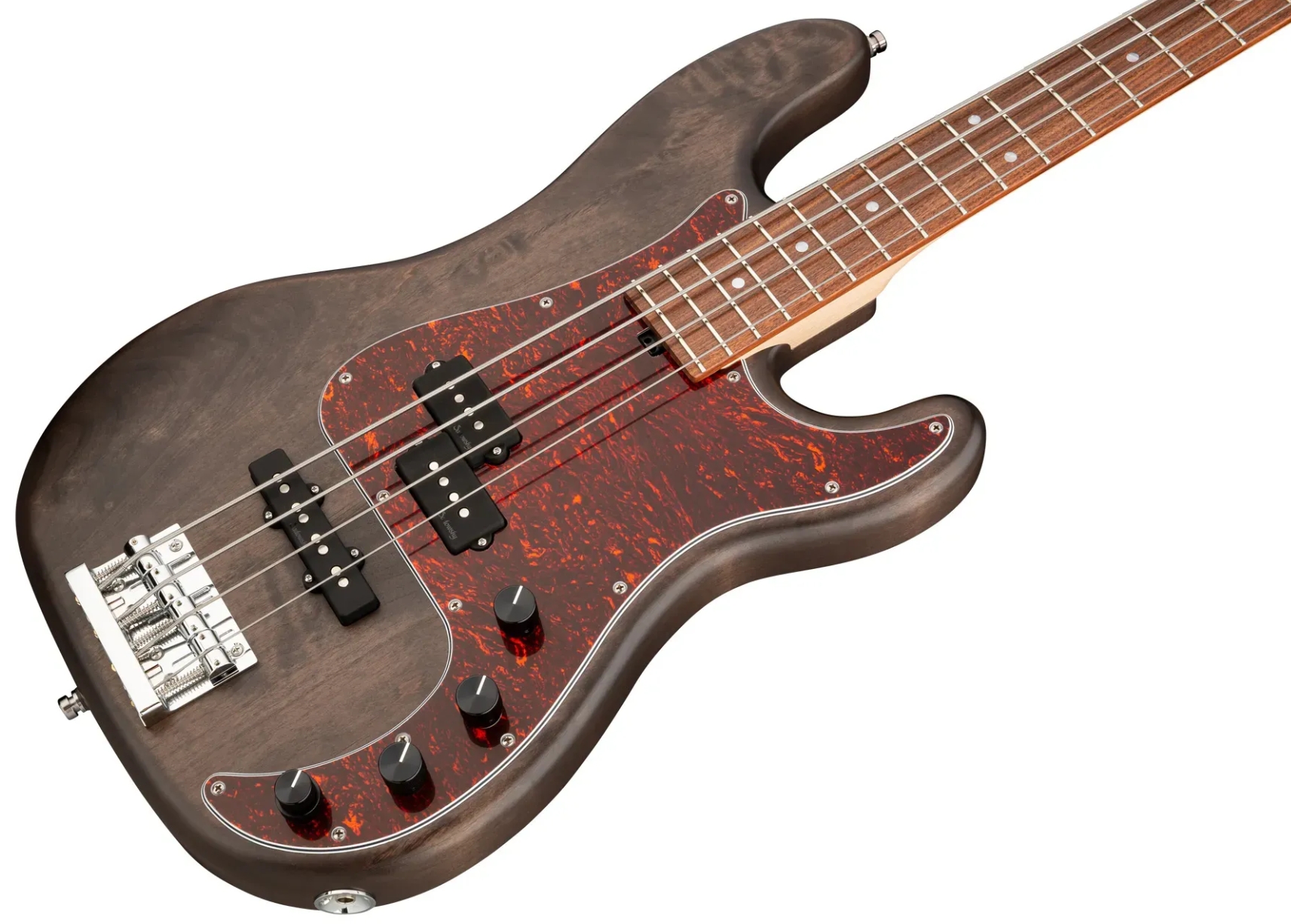 Sadowsky Hybrid Pj Bass 21 Fret Alder 4c Metroline All Active Mor - Nirvana Black Transparent Satin - Bajo eléctrico de cuerpo sólido - Variation 2