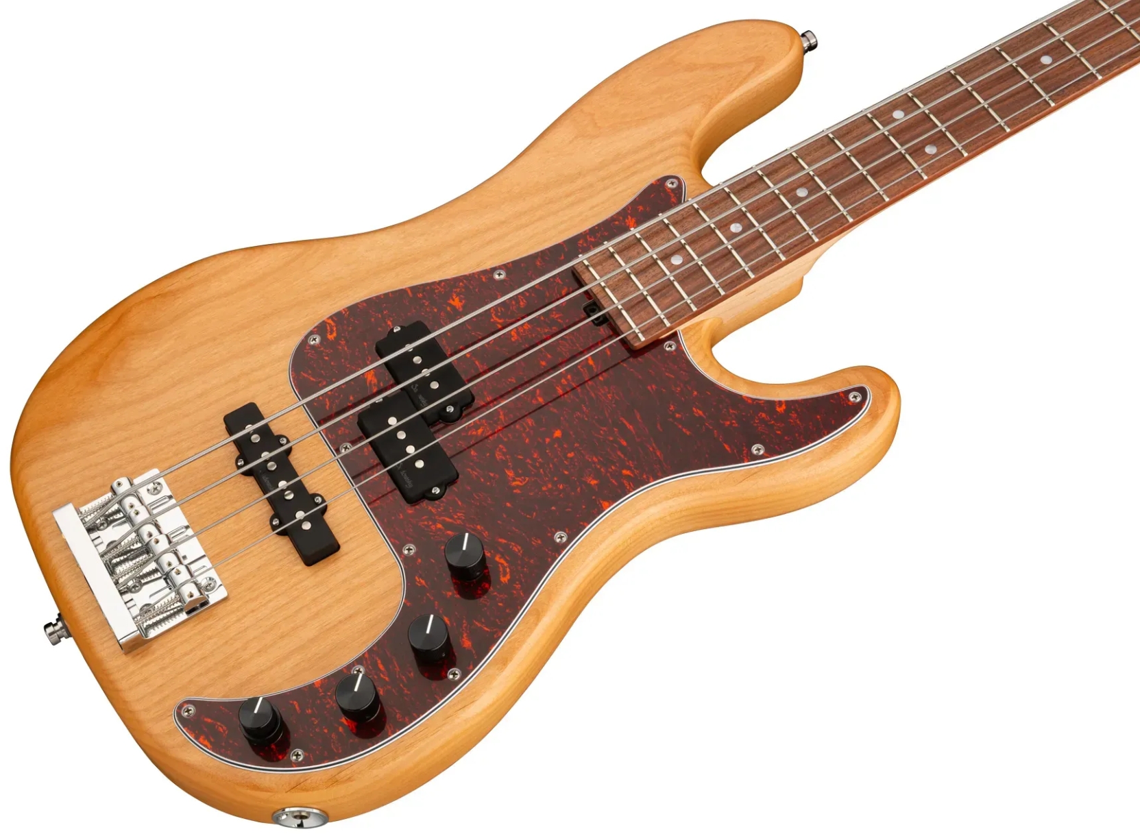 Sadowsky Hybrid Pj Bass 21 Fret Alder 4c Metroline All Active Mor - Natural Transparent Satin - Bajo eléctrico de cuerpo sólido - Variation 2