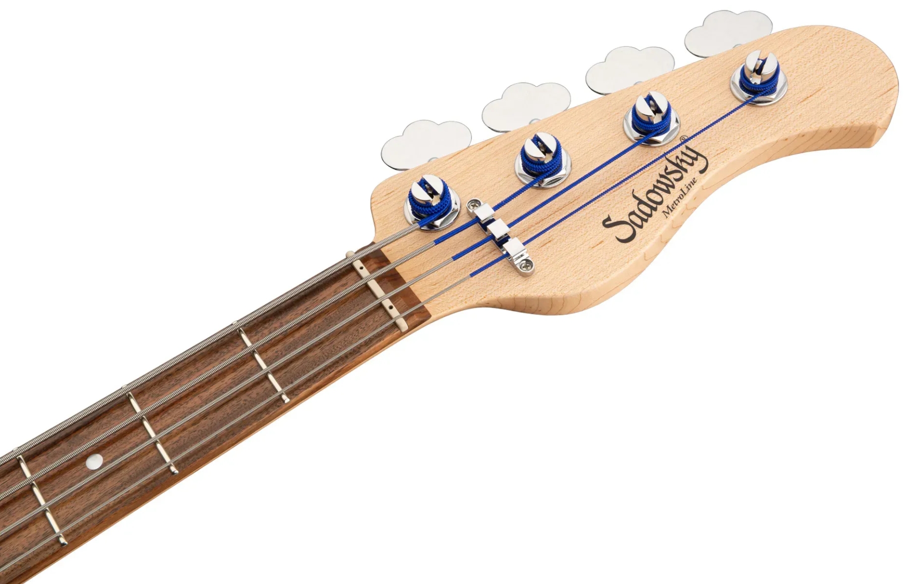 Sadowsky Hybrid Pj Bass 21 Fret Alder 4c Metroline All Active Mor - Bora Blue Burst Transparent Satin - Bajo eléctrico de cuerpo sólido - Variation 2