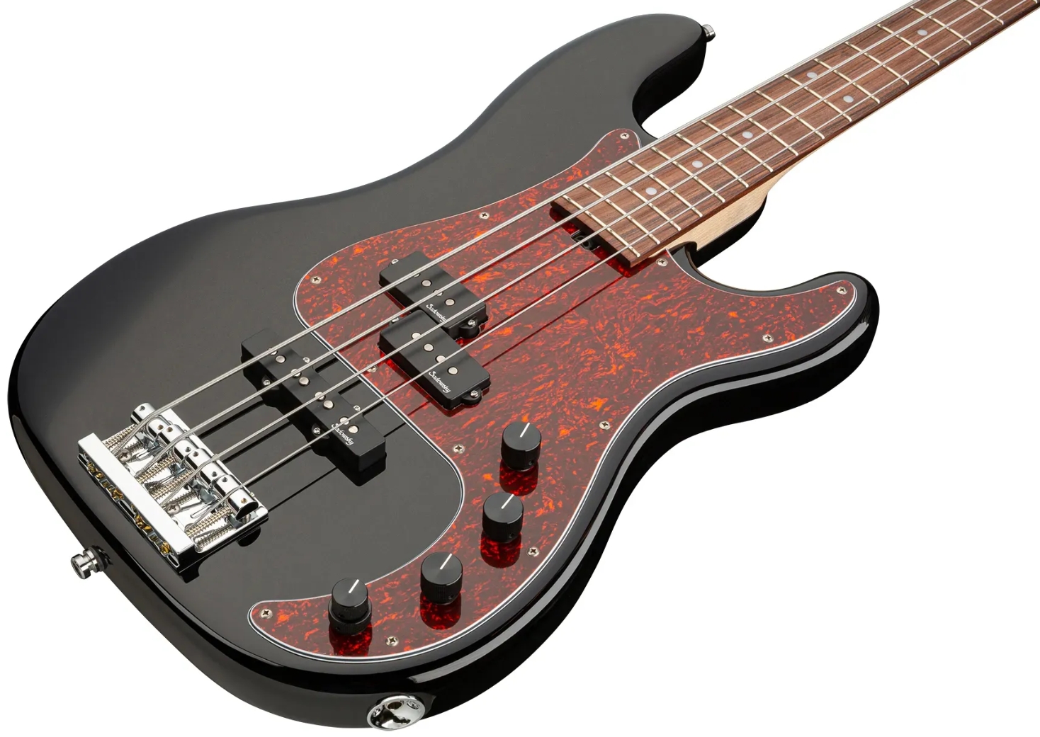 Sadowsky Hybrid Pj Bass 21 Fret Alder 4c Metroline All Active Mor - Solid Black - Bajo eléctrico de cuerpo sólido - Variation 2