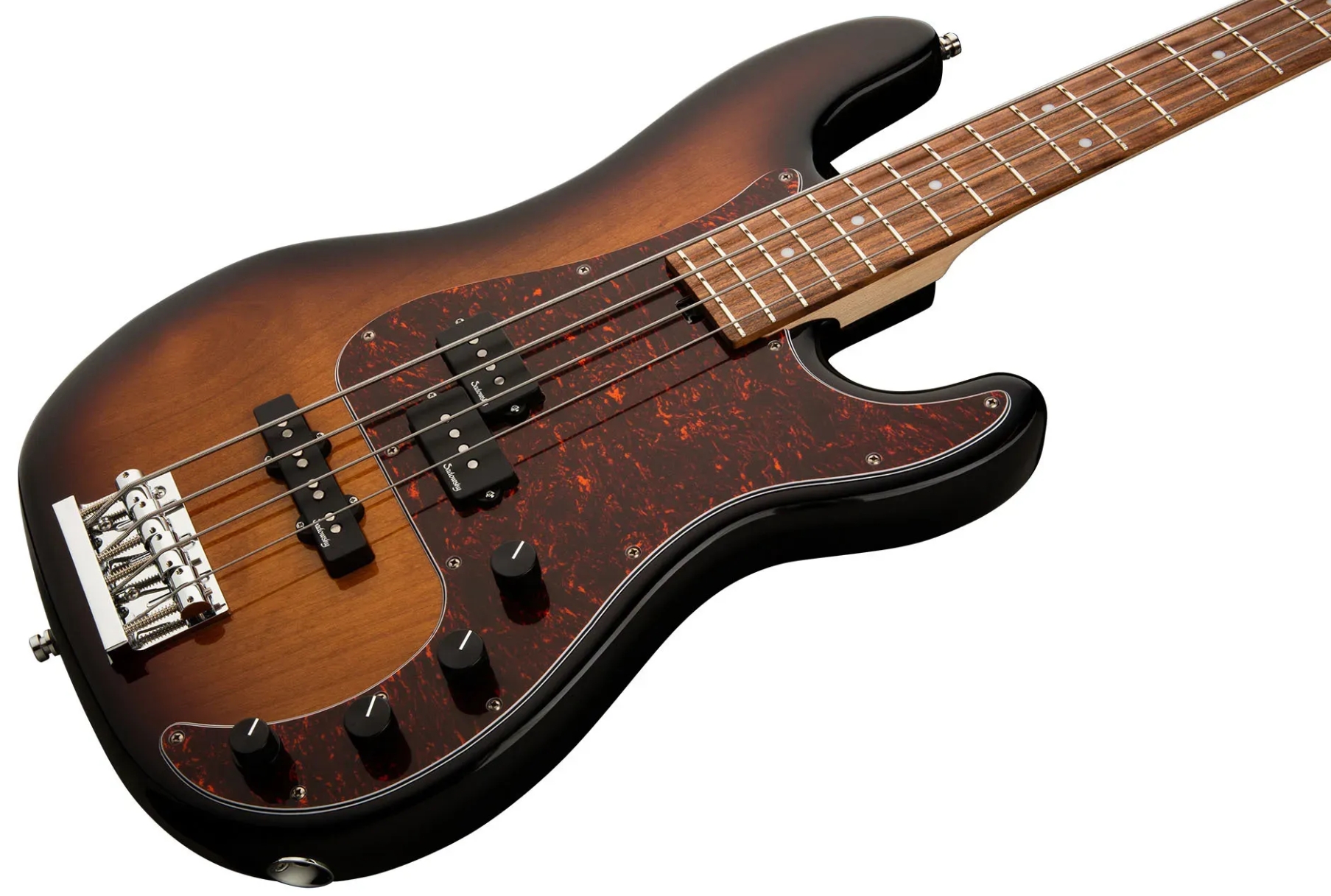 Sadowsky Hybrid Pj Bass 21 Fret Alder 4c Metroline All Active Mor - '59 Burst Transparent - Bajo eléctrico de cuerpo sólido - Variation 2