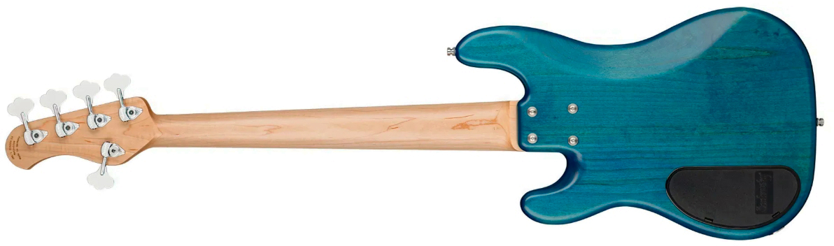 Sadowsky Hybrid Pj Bass 21 Fret Alder 5c Metroline All Active Mor - Ocean Blue Transparent Satin - Bajo eléctrico de cuerpo sólido - Variation 1