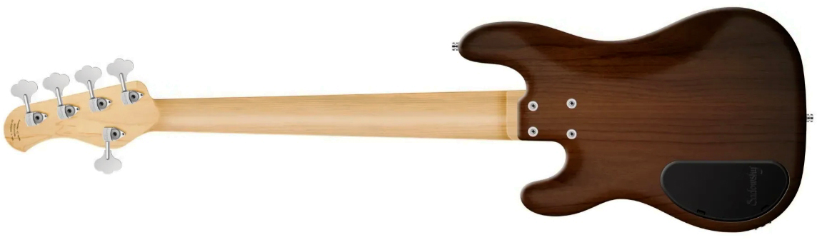 Sadowsky Hybrid Pj Bass 21 Fret Alder 5c Metroline All Active Mor - Antique Tobacco Transparent Satin - Bajo eléctrico de cuerpo sólido - Variation 1