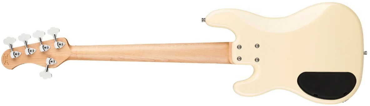 Sadowsky Hybrid Pj Bass 21 Fret Alder 5c Metroline All Active Mor - Solid Olympic White - Bajo eléctrico de cuerpo sólido - Variation 1