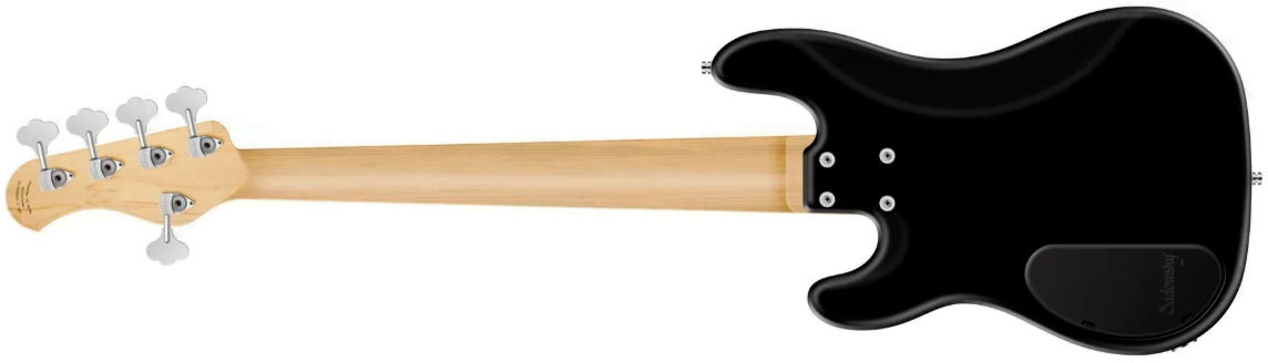 Sadowsky Hybrid Pj Bass 21 Fret Alder 5c Metroline All Active Mor - Solid Black Satin - Bajo eléctrico de cuerpo sólido - Variation 1