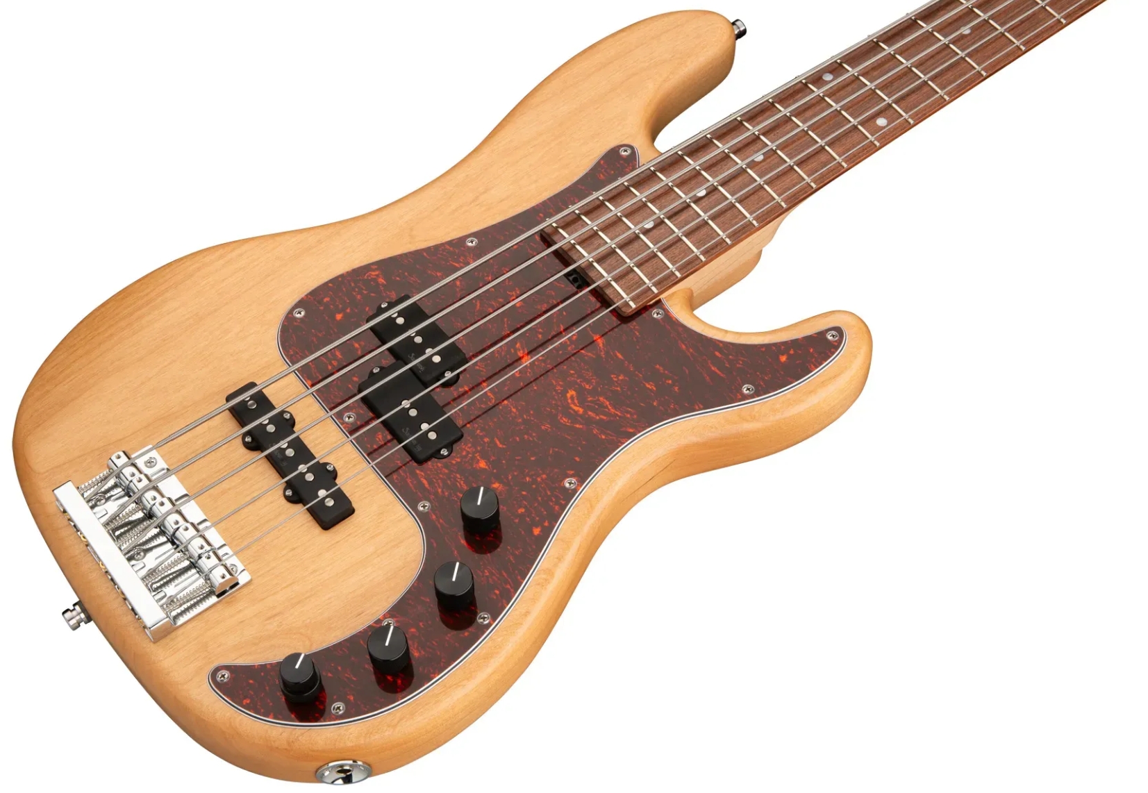 Sadowsky Hybrid Pj Bass 21 Fret Alder 5c Metroline All Active Mor - Natural Transparent Satin - Bajo eléctrico de cuerpo sólido - Variation 2
