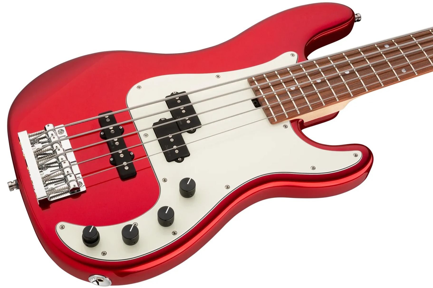 Sadowsky Hybrid Pj Bass 21 Fret Alder 5c Metroline All Active Mor - Candy Apple Red Metallic - Bajo eléctrico de cuerpo sólido - Variation 2