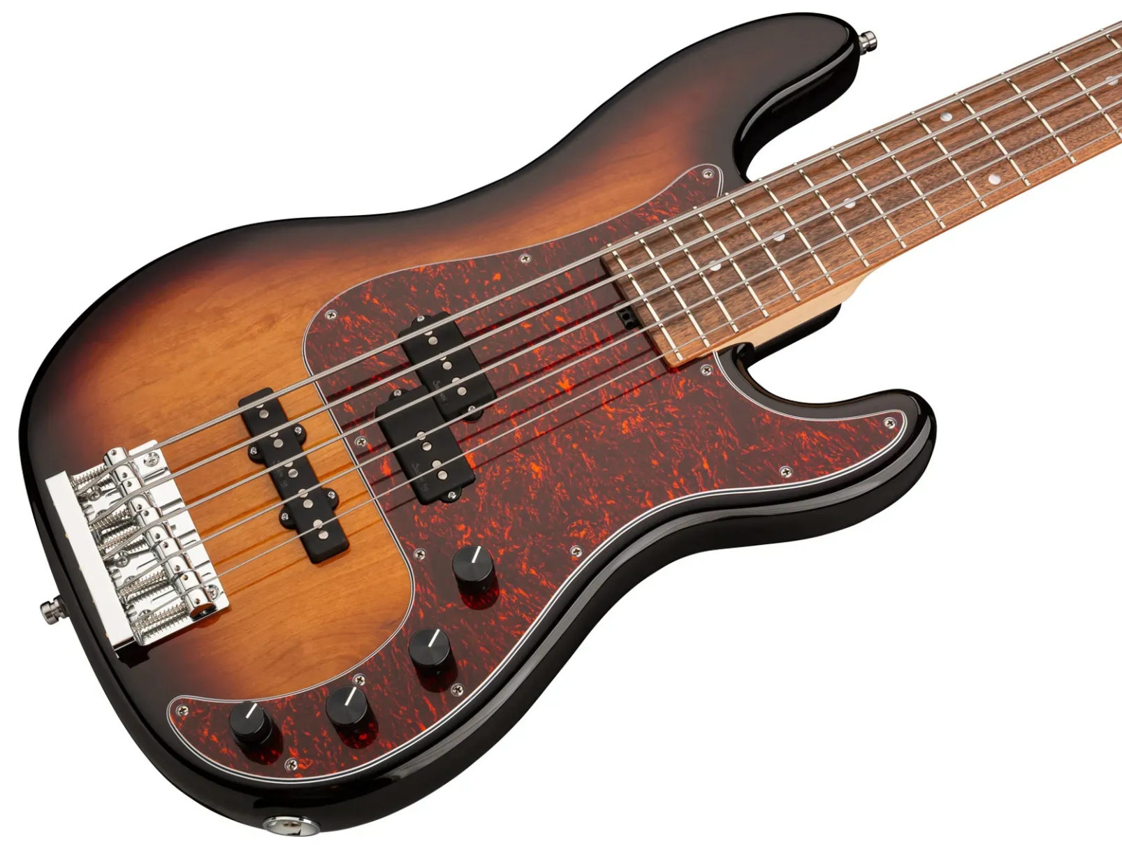 Sadowsky Hybrid Pj Bass 21 Fret Alder 5c Metroline All Active Mor - '59 Burst Transparent - Bajo eléctrico de cuerpo sólido - Variation 2