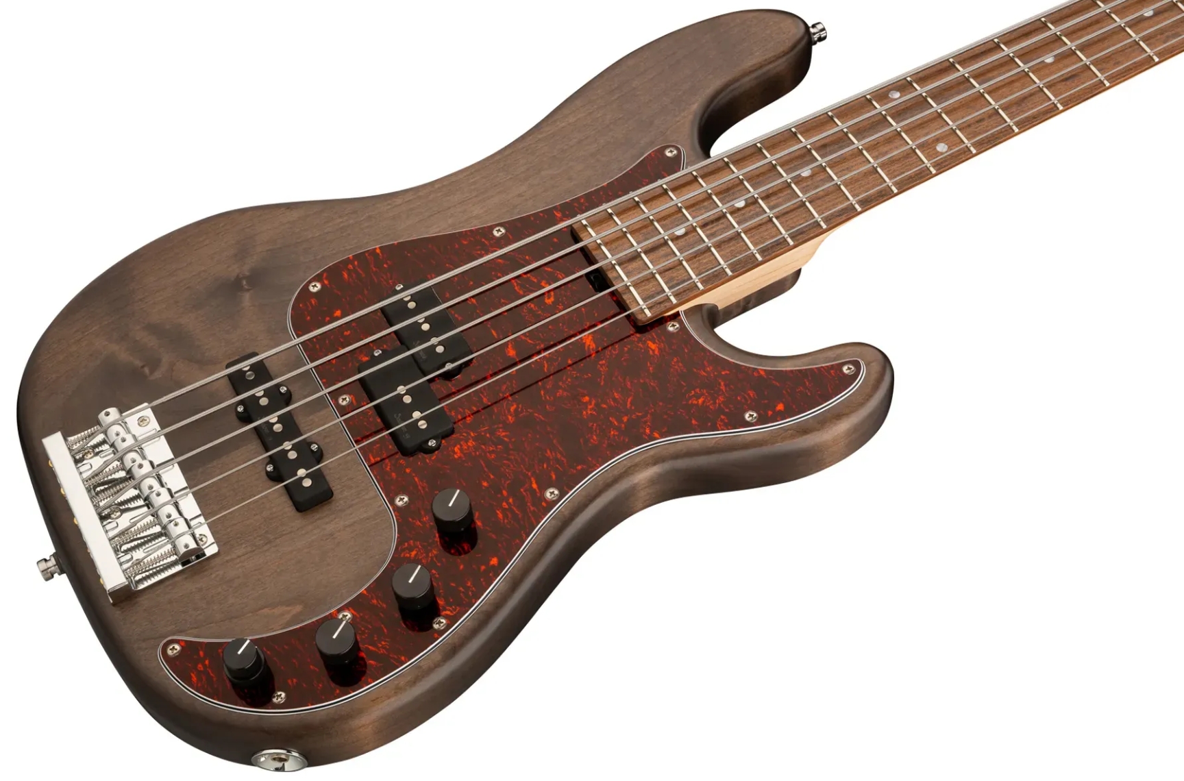 Sadowsky Hybrid Pj Bass 21 Fret Alder 5c Metroline All Active Mor - Nirvana Black Transparent Satin - Bajo eléctrico de cuerpo sólido - Variation 2