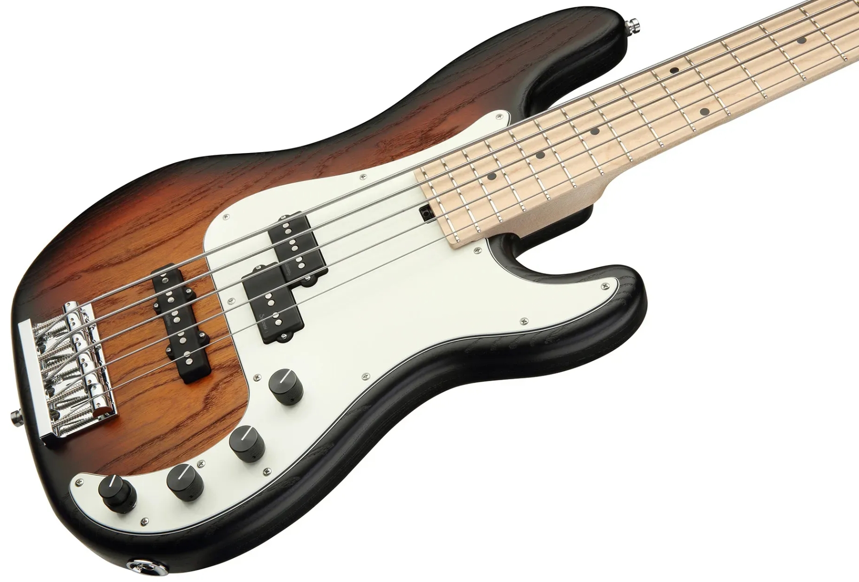 Sadowsky Hybrid Pj Bass 21 Fret Ash 5c Metroline All Active Mn - Almond Sunburst Transparent Satin - Bajo eléctrico de cuerpo sólido - Variation 2