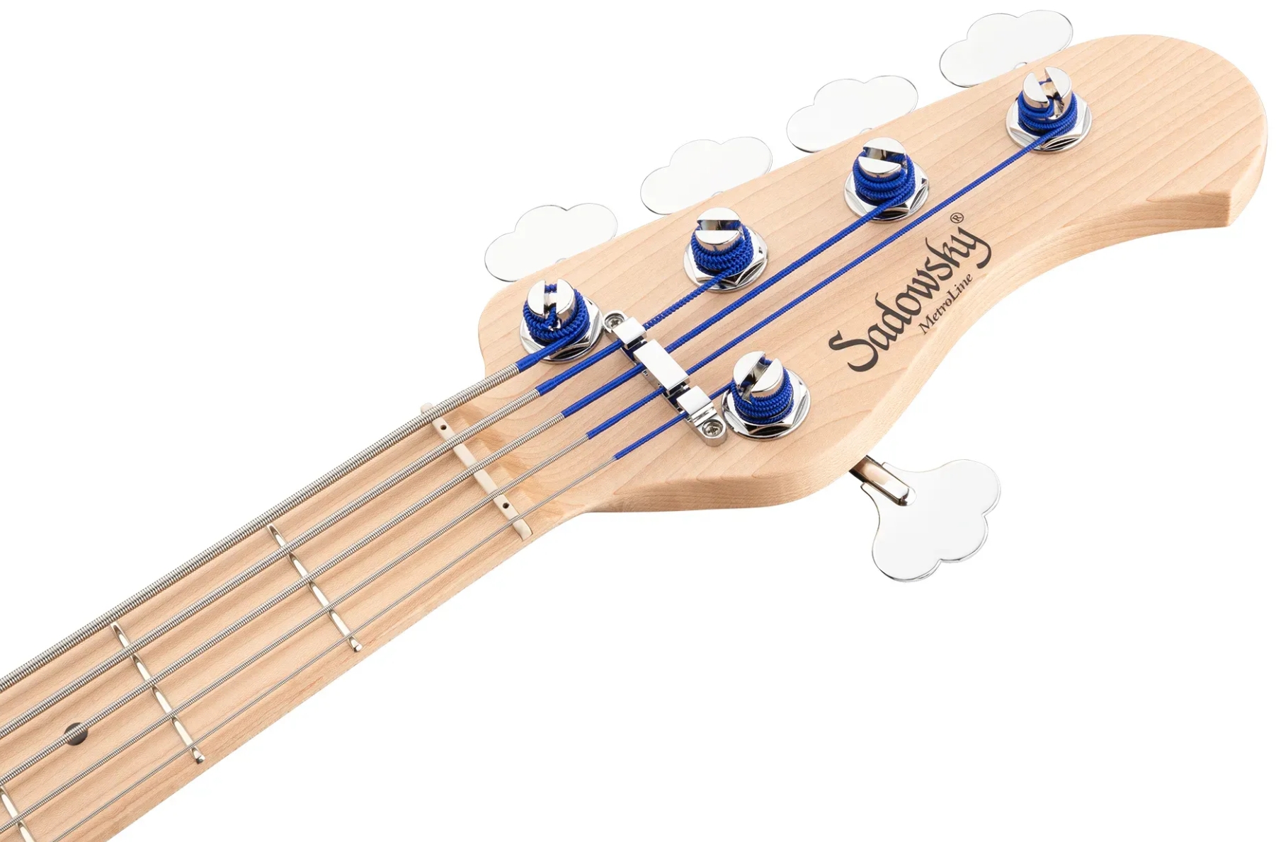 Sadowsky Hybrid Pj Bass 21 Fret Ash 5c Metroline All Active Mn - Sage Green Metallic Satin - Bajo eléctrico de cuerpo sólido - Variation 4