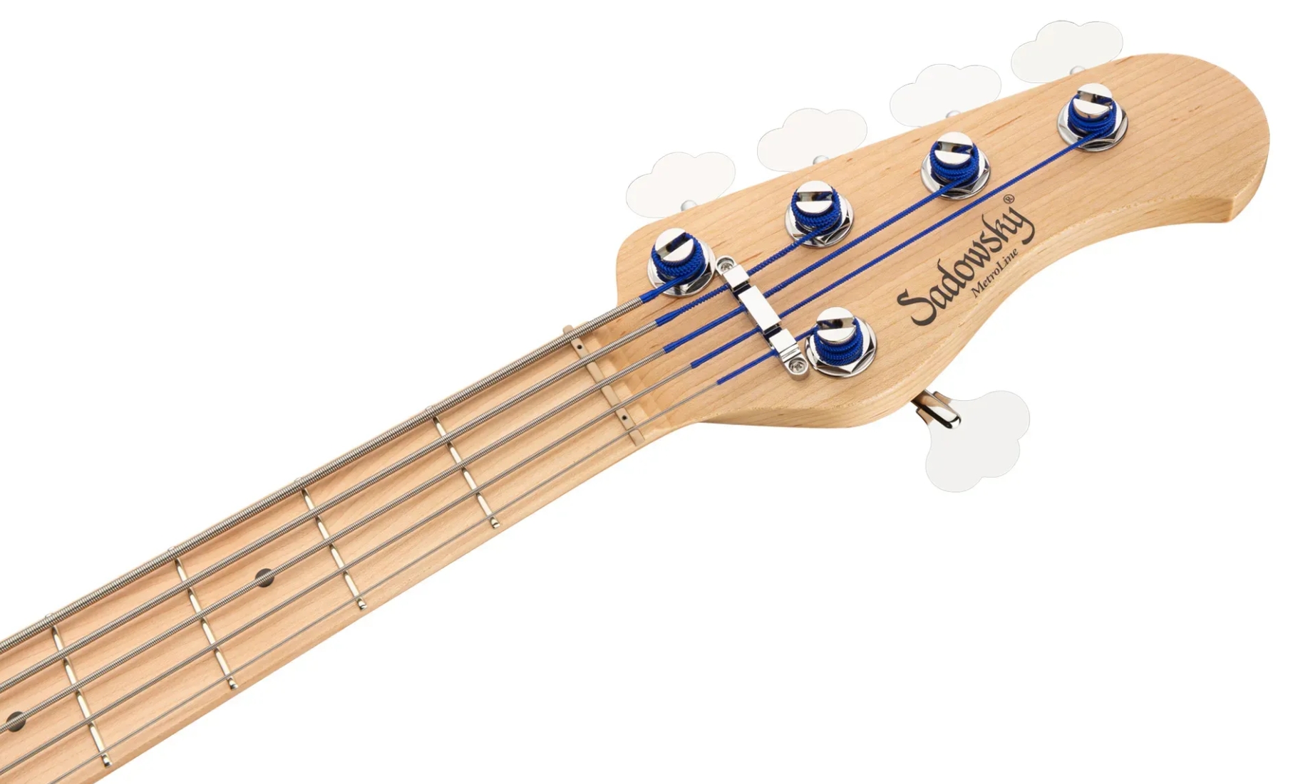 Sadowsky Hybrid Pj Bass 21 Fret Ash 5c Metroline All Active Mn - Natural Transparent Satin - Bajo eléctrico de cuerpo sólido - Variation 4