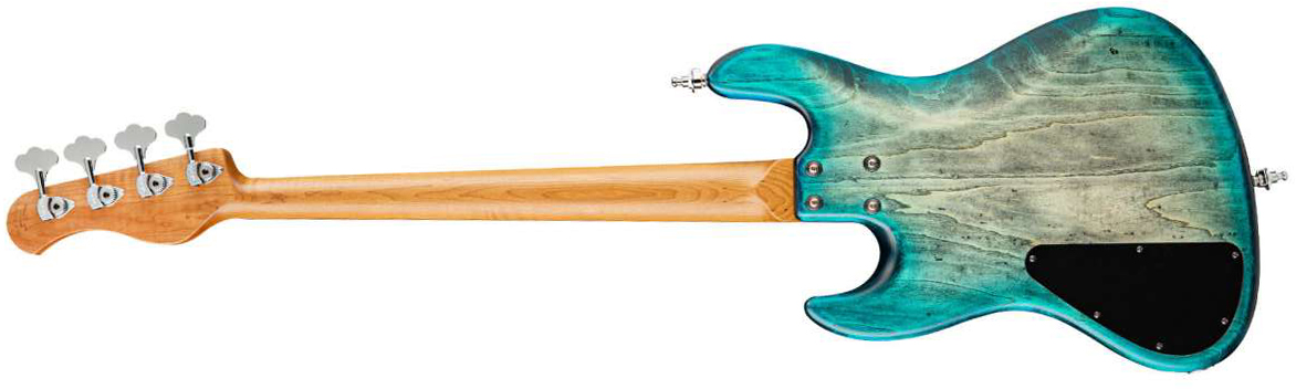 Sadowsky Standard J/j Bass 21 Fret Ash 4c Metroline Ltd All Active Mn - Whale Blue Trans Satin - Bajo eléctrico de cuerpo sólido - Variation 1