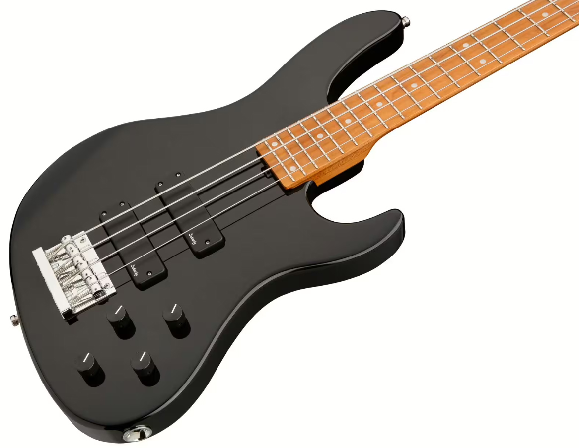 Sadowsky Modern Bass 24-fret 4c Metroexpress Active Mn - Solid Black - Bajo eléctrico de cuerpo sólido - Variation 2