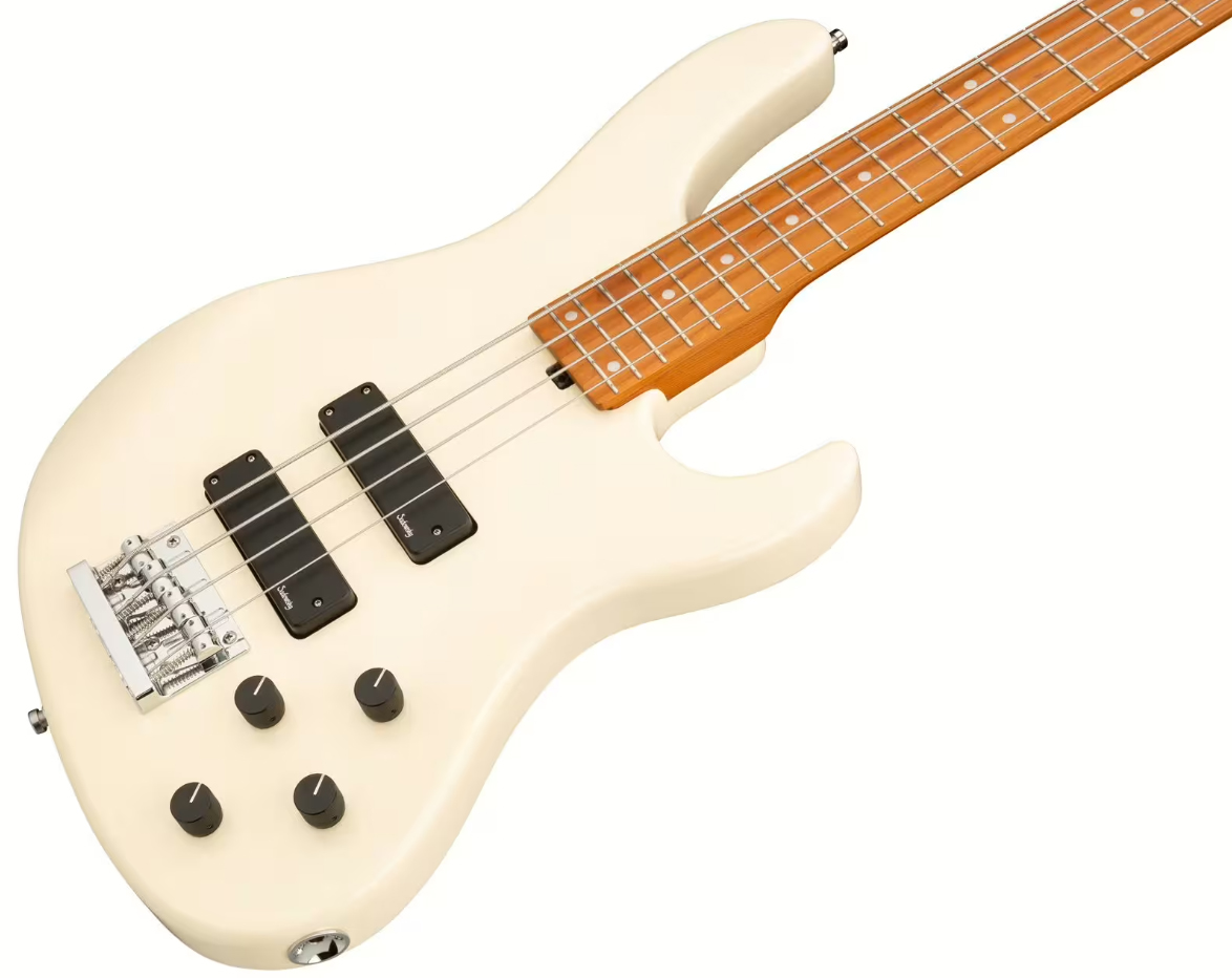 Sadowsky Modern Bass 24-fret 4c Metroexpress Active Mn - Solid Olympic White - Bajo eléctrico de cuerpo sólido - Variation 2