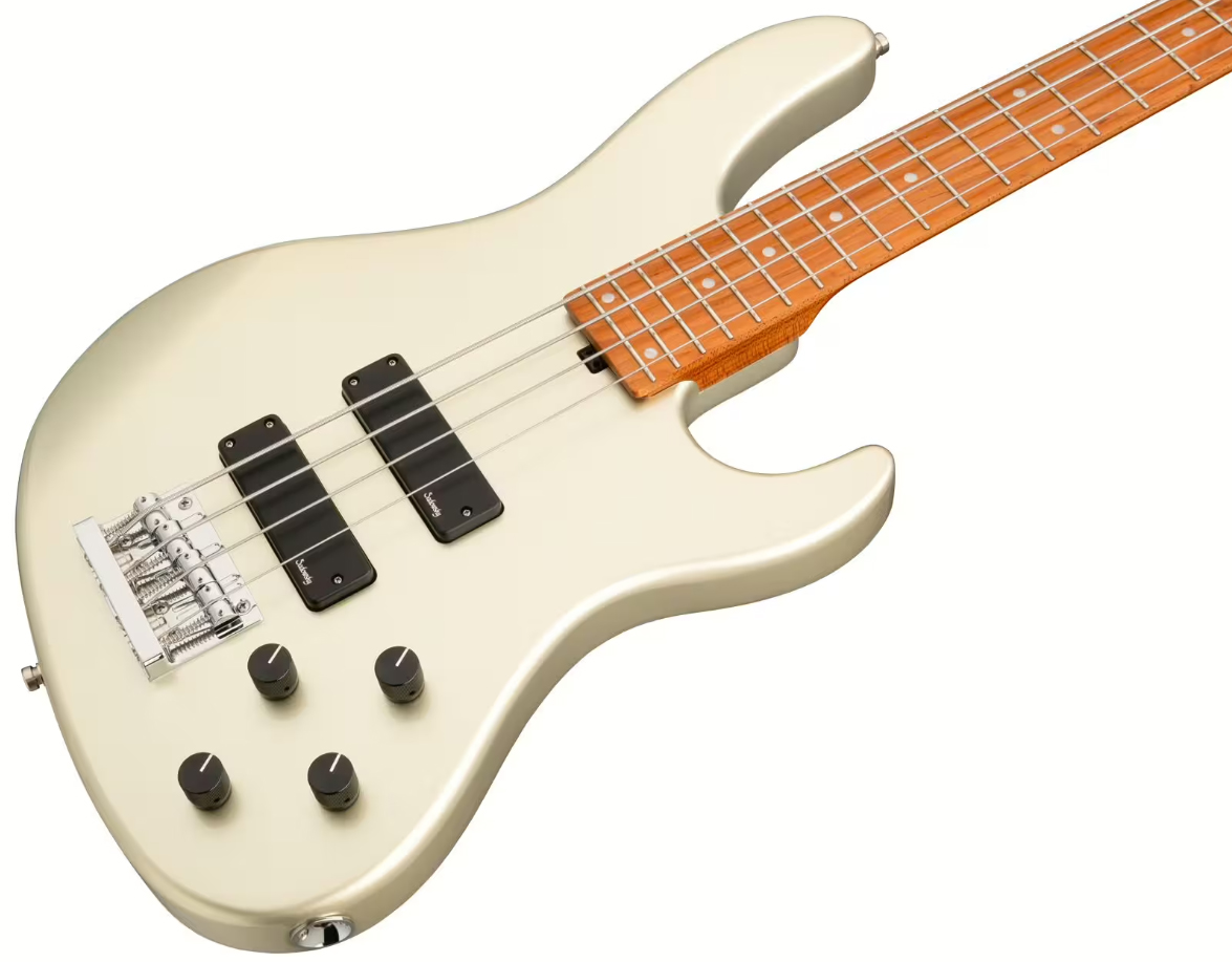 Sadowsky Modern Bass 24-fret 4c Metroexpress Active Mn - Solid Champagne Metallic - Bajo eléctrico de cuerpo sólido - Variation 2