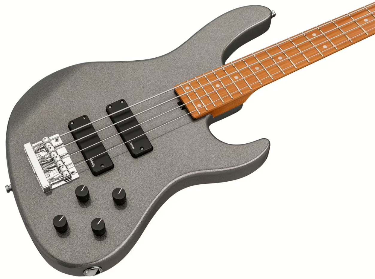 Sadowsky Modern Bass 24-fret 4c Metroexpress Active Mn - Solid Silver Metallic - Bajo eléctrico de cuerpo sólido - Variation 2
