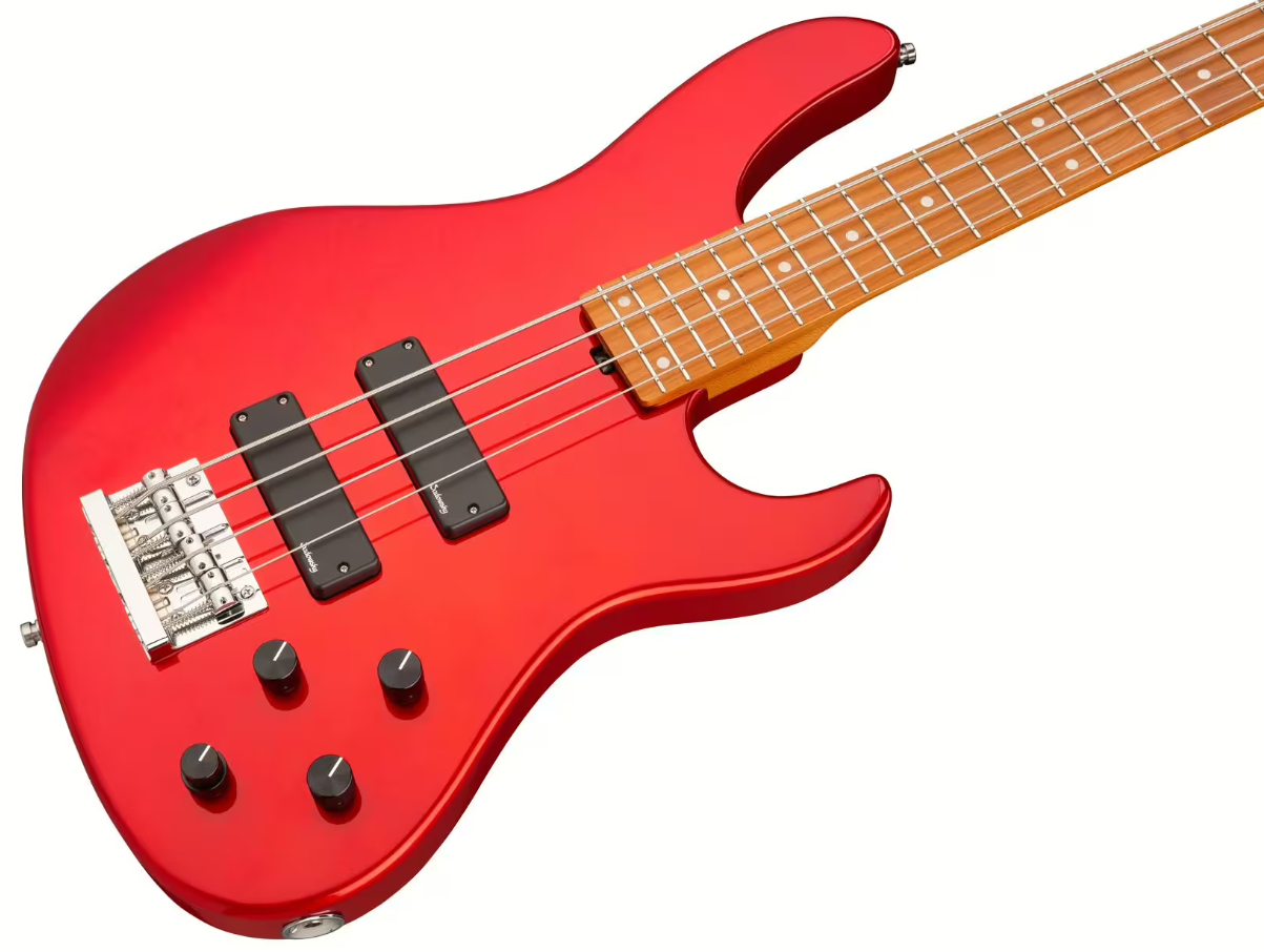 Sadowsky Modern Bass 24-fret 4c Metroexpress Active Mn - Candy Apple Red Metallic - Bajo eléctrico de cuerpo sólido - Variation 2