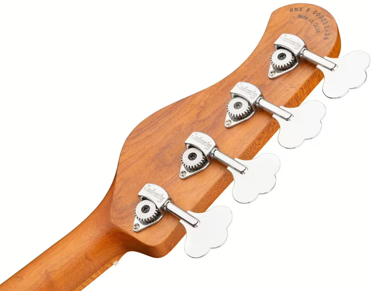 Sadowsky Modern Bass 24-fret 4c Metroexpress Active Mn - Solid Champagne Metallic - Bajo eléctrico de cuerpo sólido - Variation 4