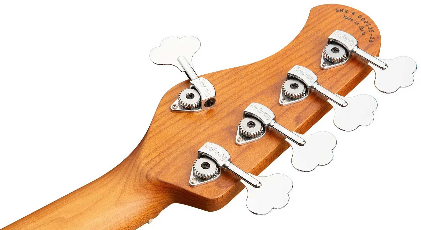 Sadowsky Modern Bass 24-fret 5c Metroexpress Active Mn - Solid Champagne Metallic - Bajo eléctrico de cuerpo sólido - Variation 5